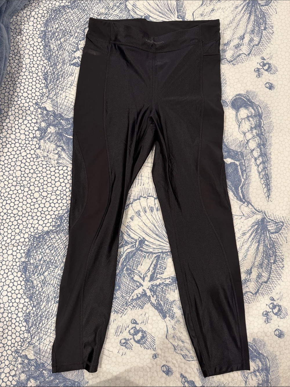 lululemon athletica Shine Black High-Rise Leggings with pockets